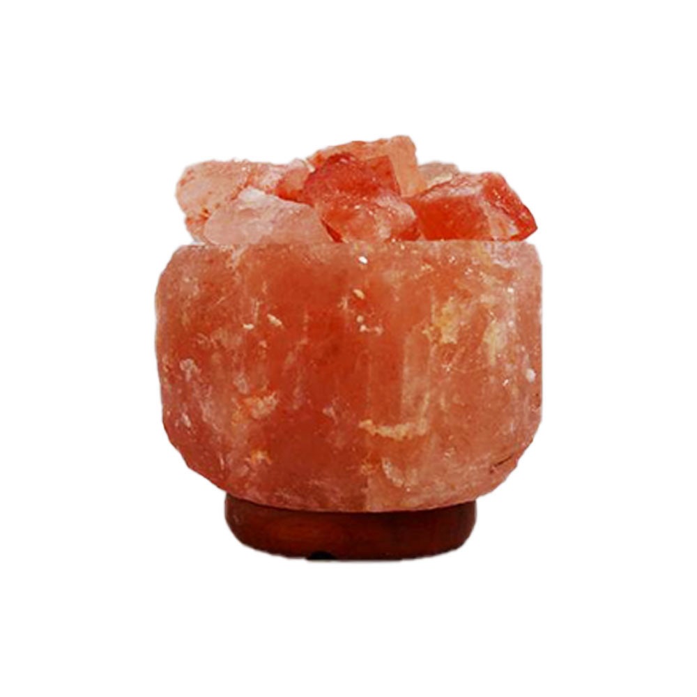 Natural Basket with Open Chunks Himalayan Salt Lamp 3-4kg